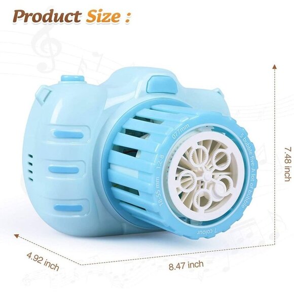 Bubble Machine Toys for Kids, Camera Bubble Maker - Picture 7 of 7